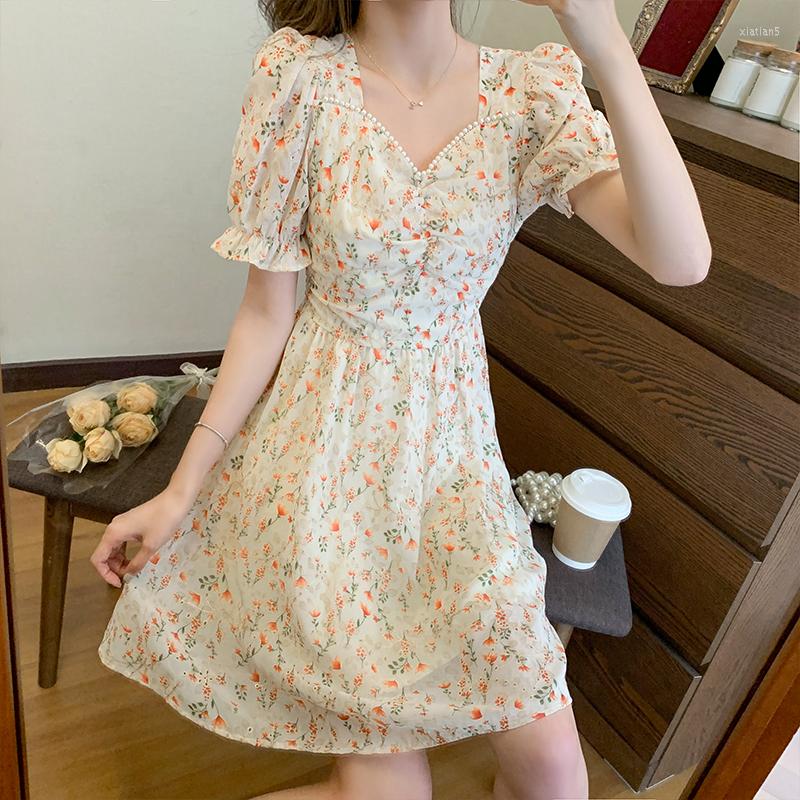 Casual Dresses Summer Chiffon Vintage Fairy Dress Women Elegant V-neck Embroidery Hollow Out Floral 2022 Beach For Party, Floral dress
Casual Dresses Summer Chiffon Vintage Fairy Dress Women Elegant V-neck Embroidery Hollow Out Floral 2022 Beach For Party, Floral dress
