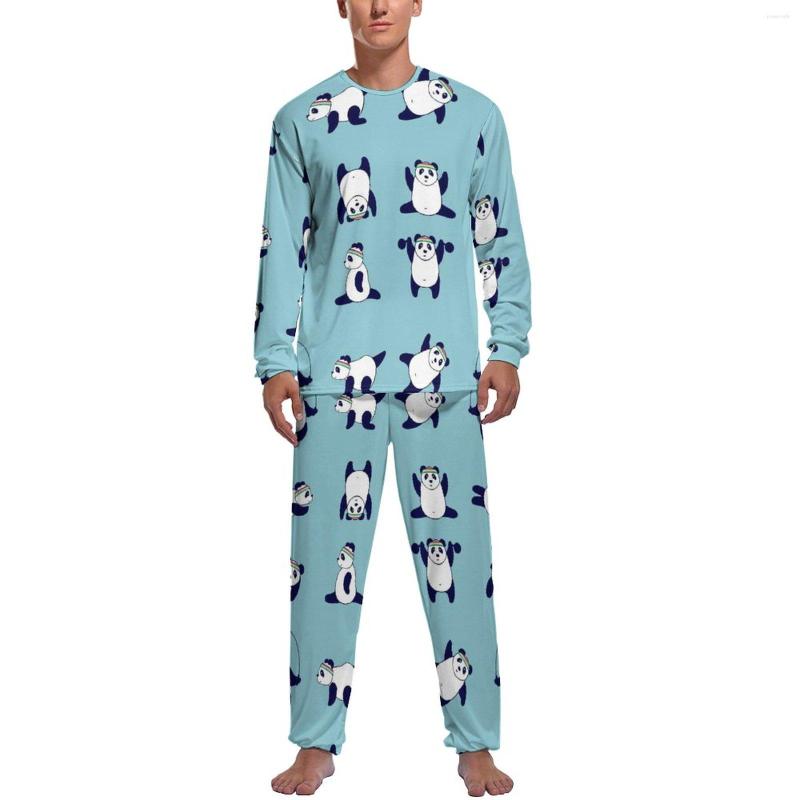Men's Sleepwear Cool Panda Pajamas Autumn 2 Pieces Funny Animal Print Elegant Pajama Sets Mens Long Sleeve Room Design Nightwear, Style-17
Men's Sleepwear Cool Panda Pajamas Autumn 2 Pieces Funny Animal Print Elegant Pajama Sets Mens Long Sleeve Room Design Nightwear, Style-17