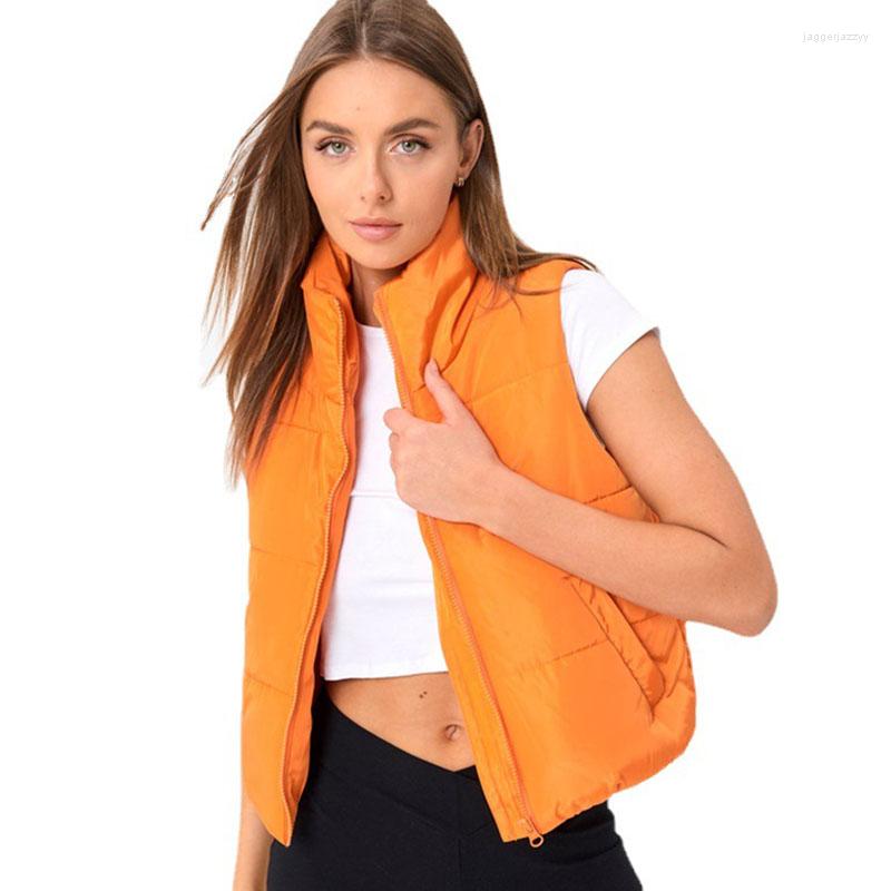 Women' Vests Coat Stand Collar Fashion Women Autumn/Winter Pure Color Short Vest 2022 Leisure Sleeveless Cotton F565, Orange
Women' Vests Coat Stand Collar Fashion Women Autumn/Winter Pure Color Short Vest 2022 Leisure Sleeveless Cotton F565, Orange
