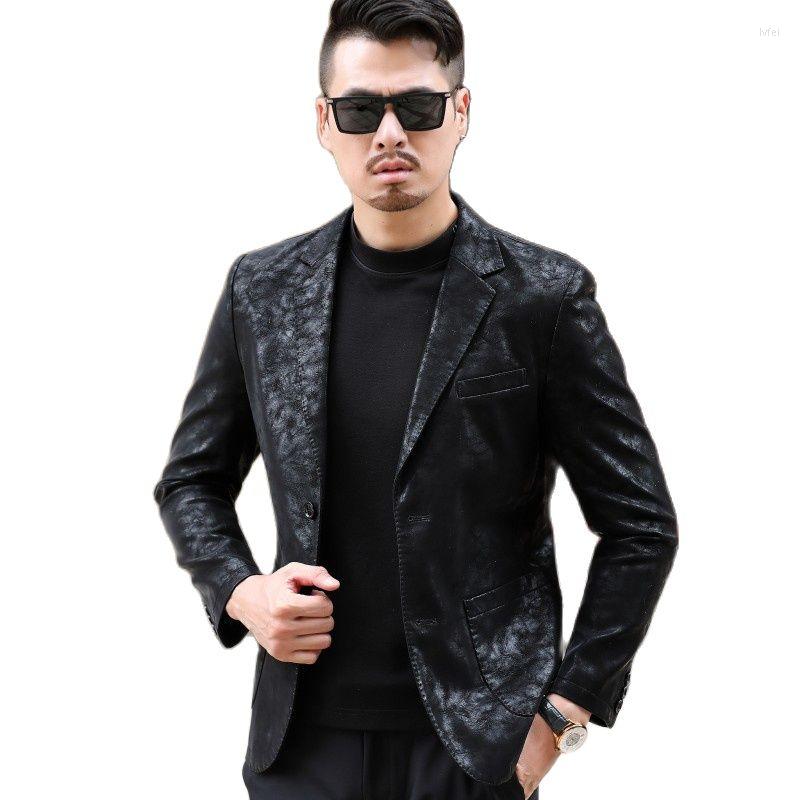 Men's Jackets 20226 Men's Genuine Leather Clothes Clothing Young And Middle-aged Suit Sheep Jacket, Black
Men's Jackets 20226 Men's Genuine Leather Clothes Clothing Young And Middle-aged Suit Sheep Jacket, Black