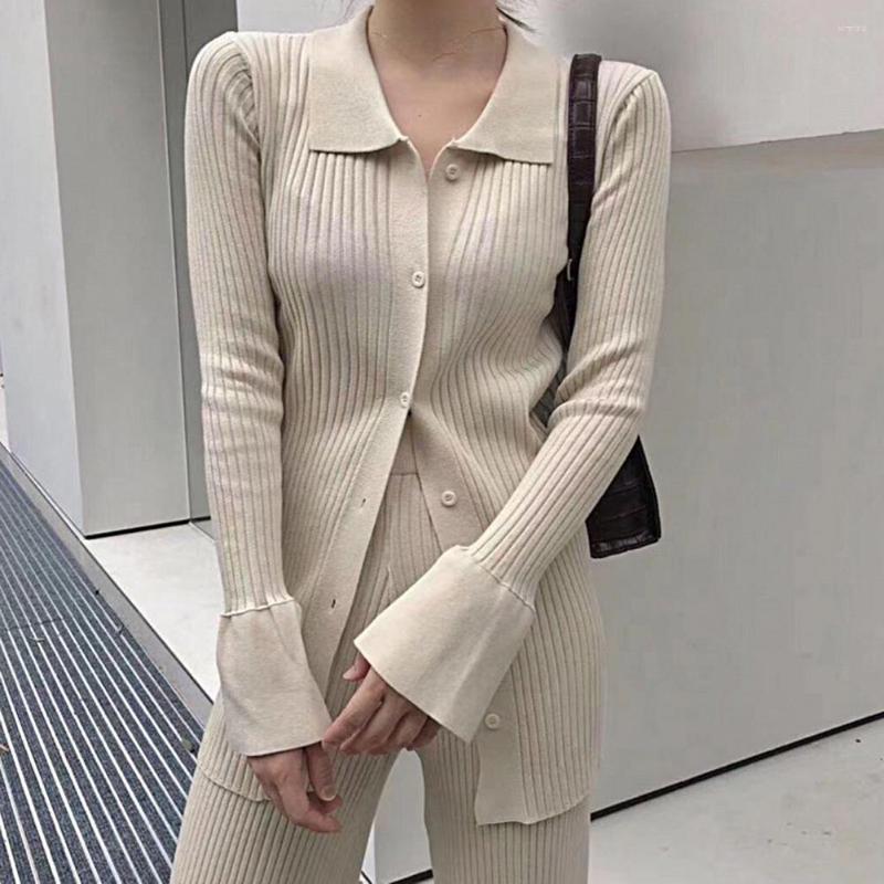 Women' Two Piece Pants Knitted Tracksuit Women Sets Flared Sleeve Single Breasted Sweater Wide Leg Casual Ensemble Jogging Femme, Black
Women' Two Piece Pants Knitted Tracksuit Women Sets Flared Sleeve Single Breasted Sweater Wide Leg Casual Ensemble Jogging Femme, Black