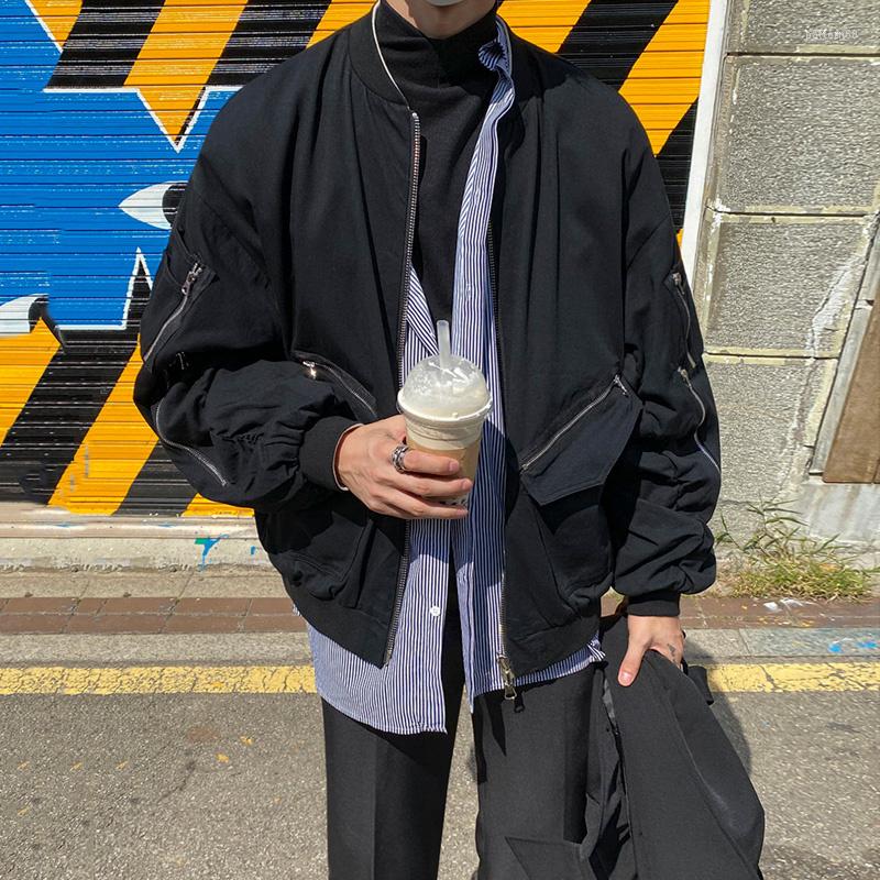 Men's Jackets Autumn 2023 Men's Pilot Leather Jacket Korean Trend Baseball Suit Casual Tops Zipper Loose Causal Coat 2Y6798, Black
Men's Jackets Autumn 2023 Men's Pilot Leather Jacket Korean Trend Baseball Suit Casual Tops Zipper Loose Causal Coat 2Y6798, Black