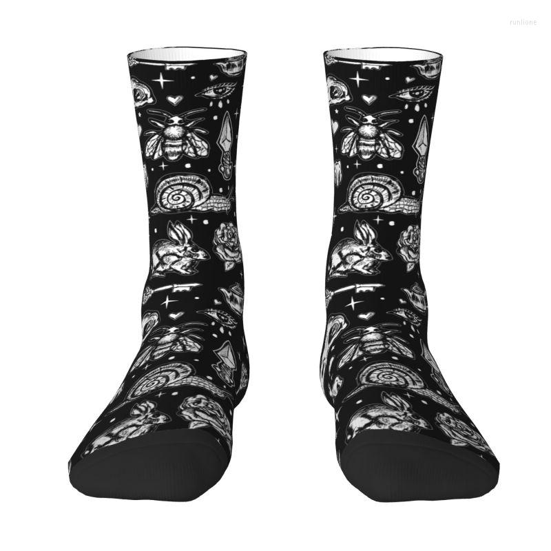 Men's Socks Full Of Secrets Oddities Witchcraft Goth Punk Pattern Dress Mens Womens Warm Fashion Novelty Halloween Crew
Men's Socks Full Of Secrets Oddities Witchcraft Goth Punk Pattern Dress Mens Womens Warm Fashion Novelty Halloween Crew