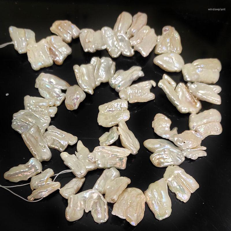 Choker 16 Inches 12-20mm White Flat Rectangle Shaped Natural Biwa Pearl Loose Strand
Choker 16 Inches 12-20mm White Flat Rectangle Shaped Natural Biwa Pearl Loose Strand