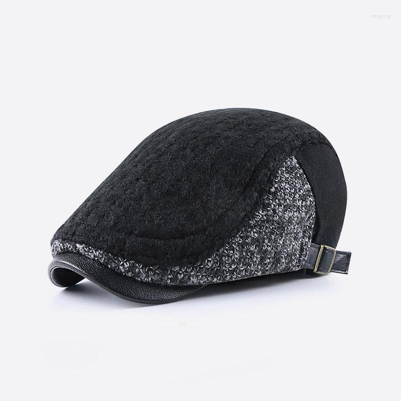 Berets Winter Men Women Warm Knitted Woolen Hat Snapback Cap Adjustable Size Fashion British Casual Sports Caps Couple Hats, Black
Berets Winter Men Women Warm Knitted Woolen Hat Snapback Cap Adjustable Size Fashion British Casual Sports Caps Couple Hats, Black