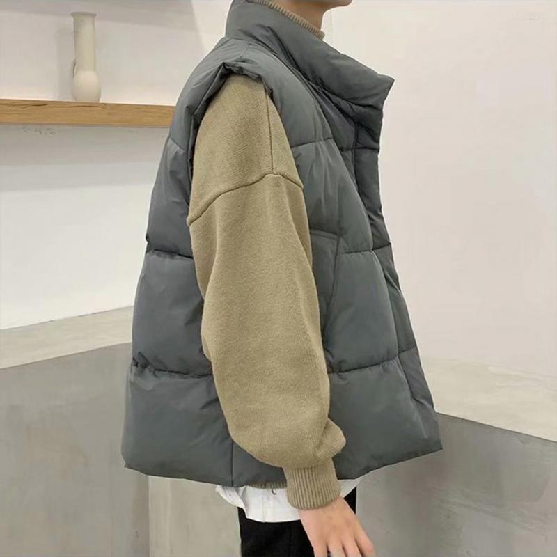 Men's Vests Trendy Teens Jacket Vest Solid Color Coldproof Skin-Touch Fluffy Filling Zipper, Black
Men's Vests Trendy Teens Jacket Vest Solid Color Coldproof Skin-Touch Fluffy Filling Zipper, Black