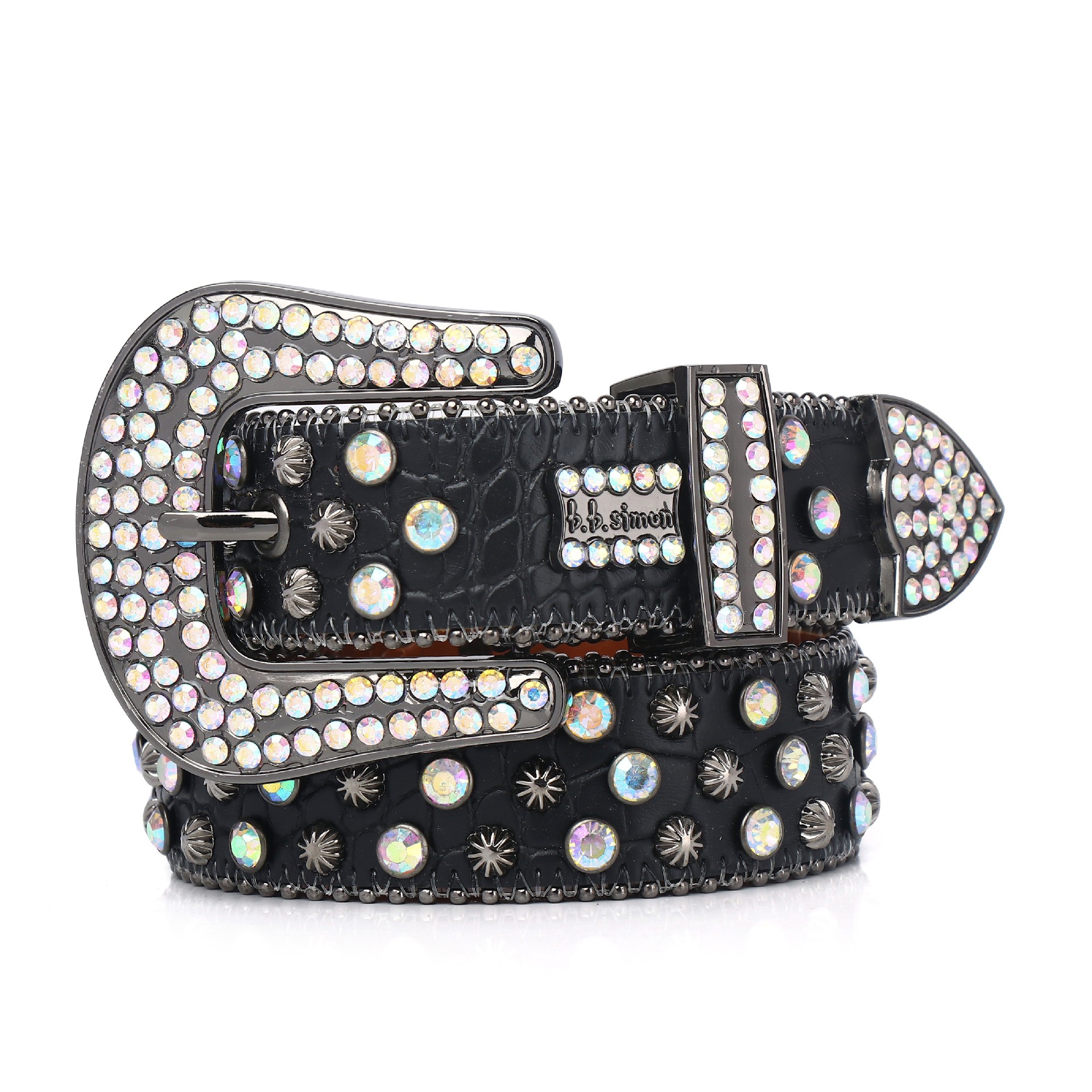 Men designer belt ceinture homme black PU leather white artificial diamond rivet decorate womens rhinestone belt cinturon fashion simon belts, As pic
Men designer belt ceinture homme black PU leather white artificial diamond rivet decorate womens rhinestone belt cinturon fashion simon belts, As pic