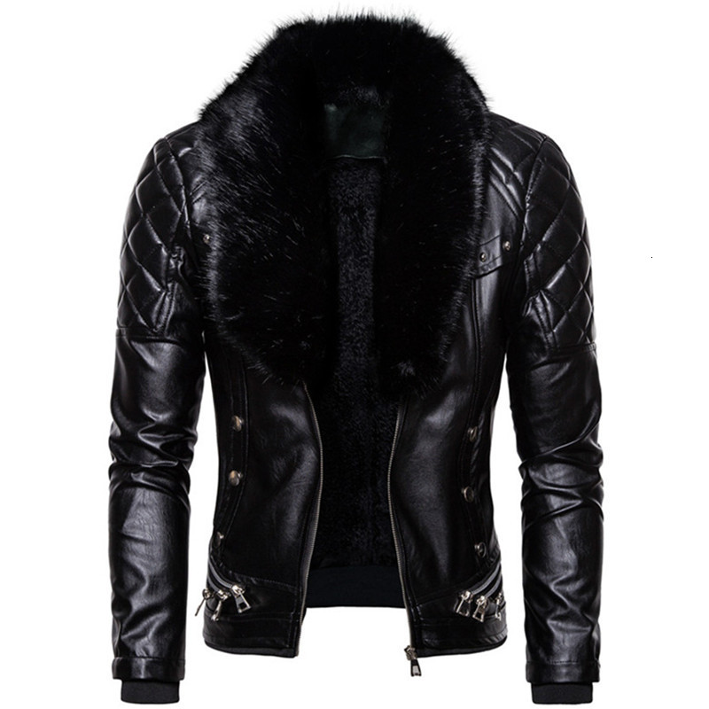 Mens Fur Faux Design Motorcycle Bomber Add Wool Leather Jacket Men Autumn Turn Down Collar Removable Slim Fit Male Warm Pu Coats 221206, Black
Mens Fur Faux Design Motorcycle Bomber Add Wool Leather Jacket Men Autumn Turn Down Collar Removable Slim Fit Male Warm Pu Coats 221206, Black