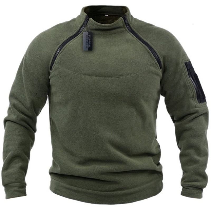Mens Jackets Tactical Outdoor Jacket Hunting Clothes Warm Zippers Fleece Pullover Men Windproof Autumn Winter Coat Thermal Underwear 221206, Green
Mens Jackets Tactical Outdoor Jacket Hunting Clothes Warm Zippers Fleece Pullover Men Windproof Autumn Winter Coat Thermal Underwear 221206, Green