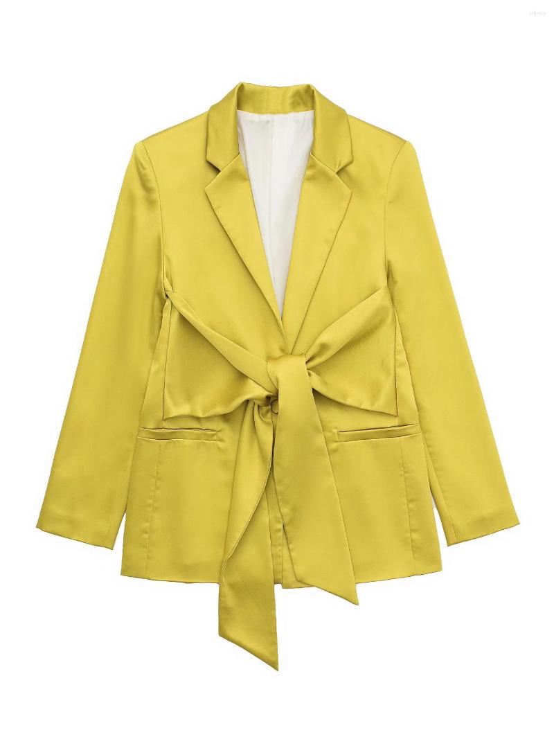 Women's Suits Fashion With Belt Lapelless Satin Blazer Coat Women Long Sleeve Button-up Female Outerwear Chic Jacket Veste Femme, Gold
Women's Suits Fashion With Belt Lapelless Satin Blazer Coat Women Long Sleeve Button-up Female Outerwear Chic Jacket Veste Femme, Gold