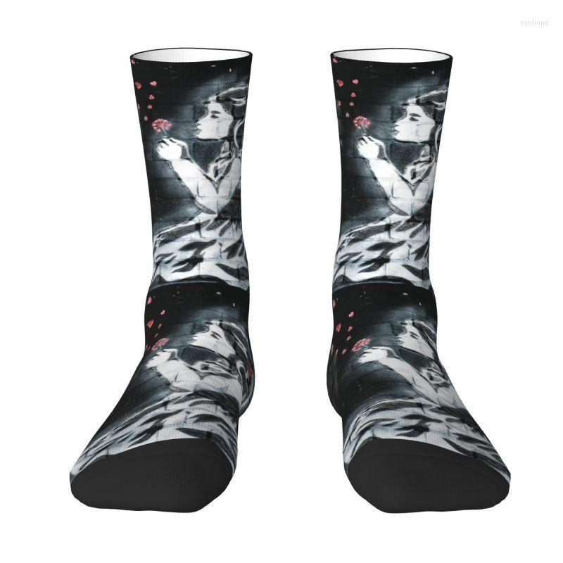 Men's Socks Girl Blowing Hearts By Banksy Dress Men Women Warm Fashion Street Graffiti Art Crew, 10
Men's Socks Girl Blowing Hearts By Banksy Dress Men Women Warm Fashion Street Graffiti Art Crew, 10