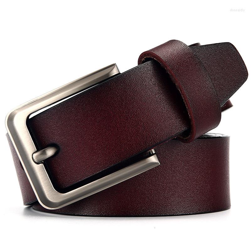 Belts Peikong Belt Male Leather Men Strap Genuine Luxury Pin Buckle For Cummerbunds Ceinture Homme, Black 
Belts Peikong Belt Male Leather Men Strap Genuine Luxury Pin Buckle For Cummerbunds Ceinture Homme, Black