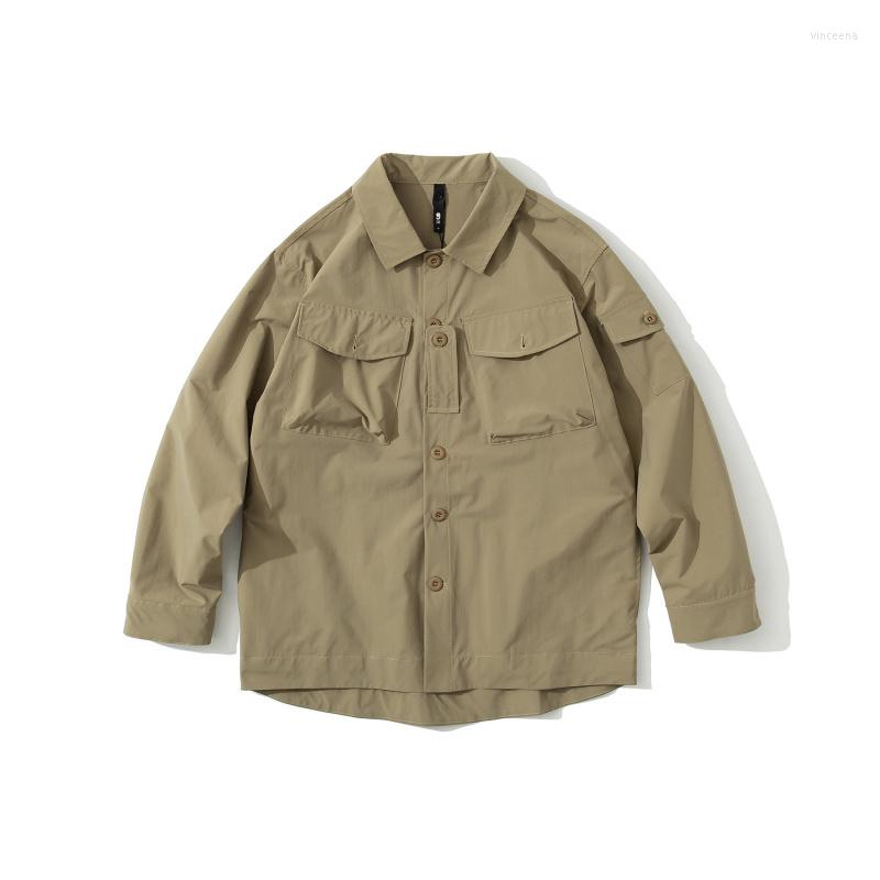 Men's Casual Shirts Outdoor Shirt Men Loose Long Sleeve Cargo Coat Male Harajuku Streetwear Cityboy Fashion Jacket Workwear Top, Black
Men's Casual Shirts Outdoor Shirt Men Loose Long Sleeve Cargo Coat Male Harajuku Streetwear Cityboy Fashion Jacket Workwear Top, Black