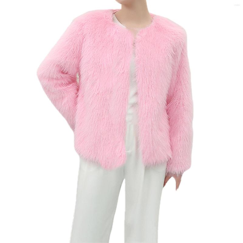 Women's Fur Winter Fashion Women Long Sleeve Faux Coat Female Elegant Fluffy Thick Warm Artificial Jacket Outerwear, White
Women's Fur Winter Fashion Women Long Sleeve Faux Coat Female Elegant Fluffy Thick Warm Artificial Jacket Outerwear, White