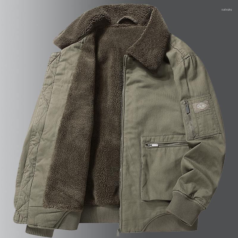 Men's Jackets Tidal Lapel Thickened Cashmere Cotton Jacket Oversize, Army green
Men's Jackets Tidal Lapel Thickened Cashmere Cotton Jacket Oversize, Army green