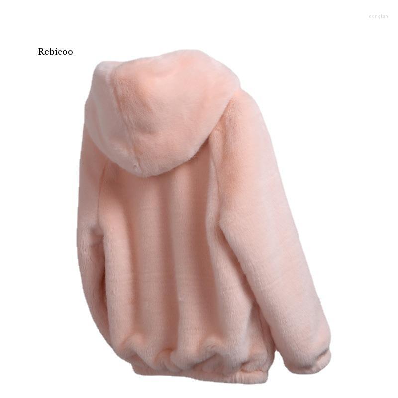 Women' Fur Women Winter Korean Version Of Loose Imitation Mink Hooded Jacket Solid Color Thick Zipper Warm Pocket Sweet Girl Coat, Red
Women' Fur Women Winter Korean Version Of Loose Imitation Mink Hooded Jacket Solid Color Thick Zipper Warm Pocket Sweet Girl Coat, Red