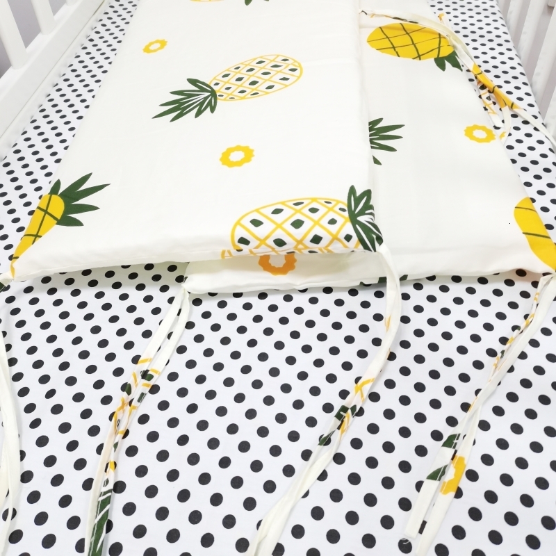 Bed Rails 20030cm Baby Crib Fence Cotton Protection Railing Thicken Bumper Onepiece Around Protector Room Decor 230823