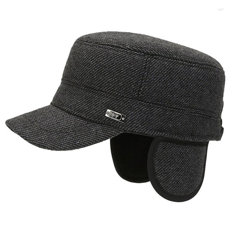 Berets Snapback Cap Winter Plus Fluff Thickening Warm Military Hats For Men Cycling Cold Proof Earmuffs Hat Trucker Men's Flat, Color-1
Berets Snapback Cap Winter Plus Fluff Thickening Warm Military Hats For Men Cycling Cold Proof Earmuffs Hat Trucker Men's Flat, Color-1