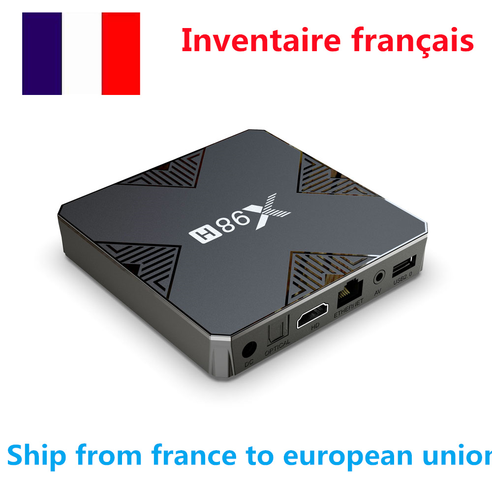 Ship from france X98H tv box Android 12 os Allwinner H618 BT5.0 Wifi6 2.4G 5G dual wifi 4K Media Player Set Top 2g 16g 4g32g