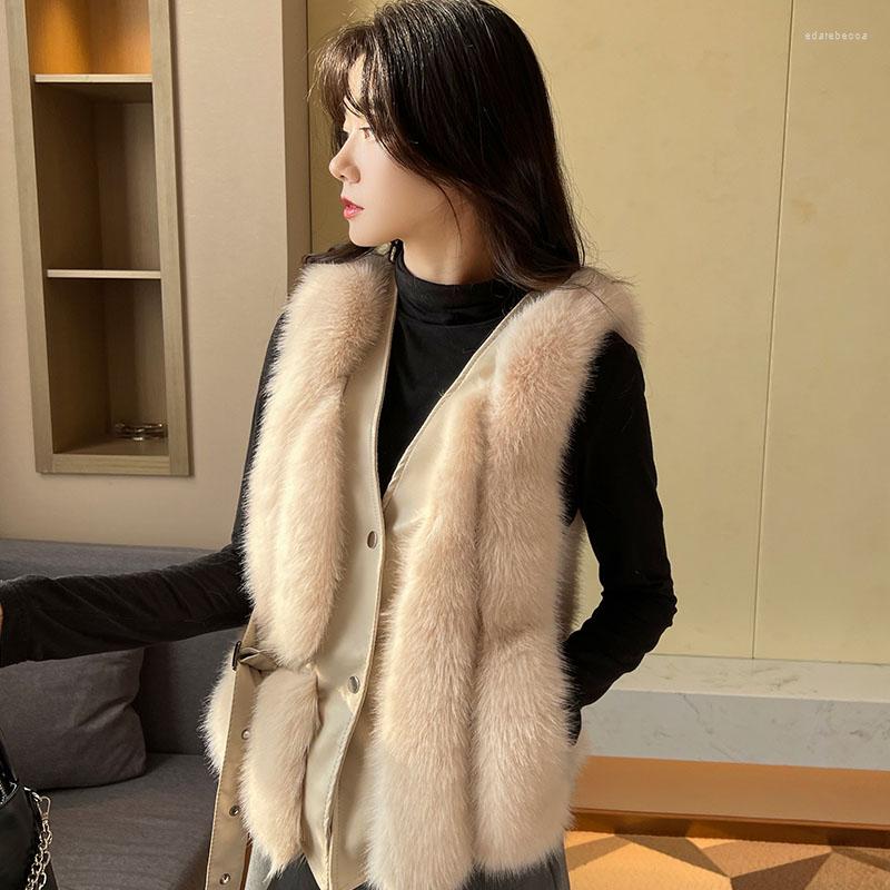 Women' Vests Autumn And Winter Faux Fur Vest Women' Short Integrated Small Jacket, Beige
Women' Vests Autumn And Winter Faux Fur Vest Women' Short Integrated Small Jacket, Beige