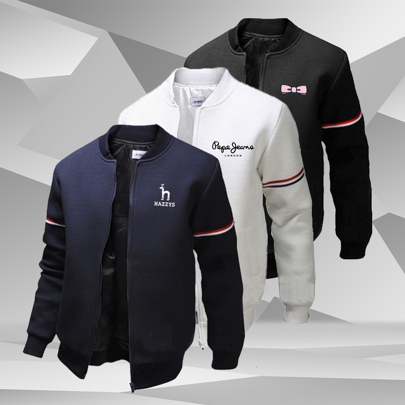 Mens Jackets Casual Baseball Uniforms Jacket Brand Print Bomber Hip Hop Sport Zipper Coats Stand Collar Long Sleeve Streetwear 221206, White 03
Mens Jackets Casual Baseball Uniforms Jacket Brand Print Bomber Hip Hop Sport Zipper Coats Stand Collar Long Sleeve Streetwear 221206, White 03