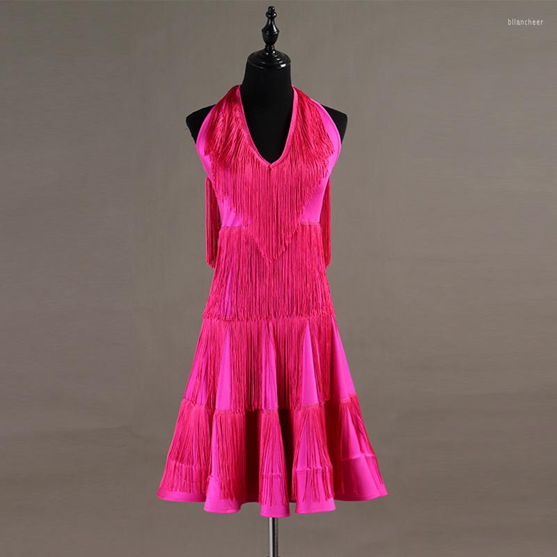 Stage Wear Custom Rose Tassel Latin Dance Dress Luxury Dresses Women Girls Ballroom Performance
Stage Wear Custom Rose Tassel Latin Dance Dress Luxury Dresses Women Girls Ballroom Performance