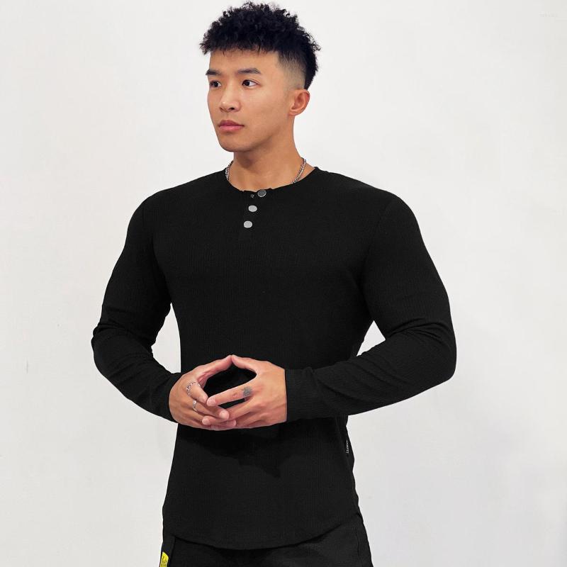 Men's T Shirts Men Spring And Autumn Gyms Workout Fitness T-shirt Bodybuilding Slim Printed O-Neck Long Sleeves Cotton Tee Tops Clothing, Black
Men's T Shirts Men Spring And Autumn Gyms Workout Fitness T-shirt Bodybuilding Slim Printed O-Neck Long Sleeves Cotton Tee Tops Clothing, Black
