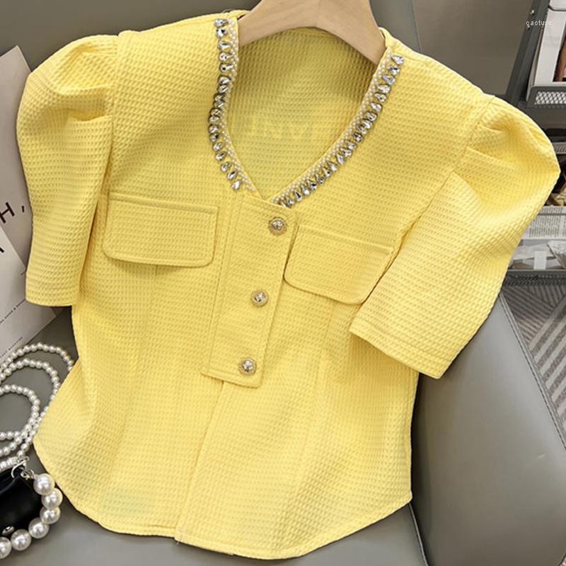Women' Suits Solid Color Short-sleeved Shirt Women' Summer 2022 Slim Fit French Chic Short Round Neck Cardigan Blazers Casual, Black
Women' Suits Solid Color Short-sleeved Shirt Women' Summer 2022 Slim Fit French Chic Short Round Neck Cardigan Blazers Casual, Black