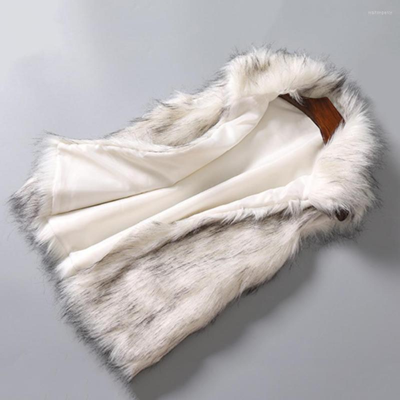 Women's Vests Fluffy Waistcoat Trendy Winter Thermal Warm Thickened Faux Fur Vest Jacket Versatile, White
Women's Vests Fluffy Waistcoat Trendy Winter Thermal Warm Thickened Faux Fur Vest Jacket Versatile, White