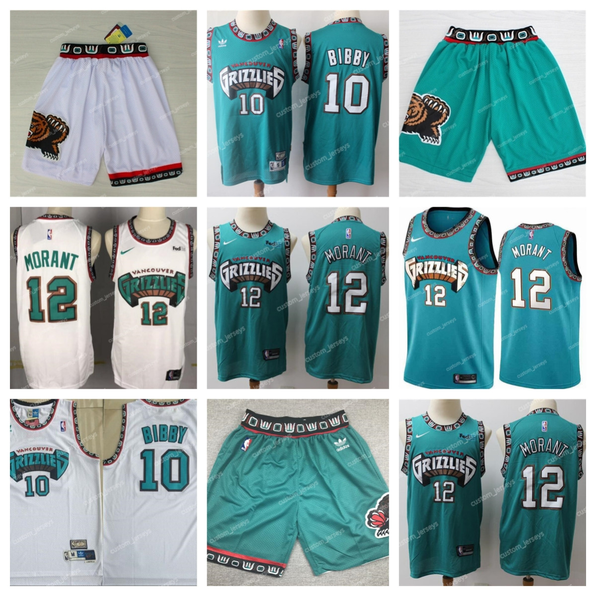 Retro Mens 10 Mike Bibby White Green Jersey 12 Ja Morant Vancouver Memphis''Grizzlies''Men Jersey Michael Bibby Mesh HWC''NBA''Basketball Shorts Jerseys
Retro Mens 10 Mike Bibby White Green Jersey 12 Ja Morant Vancouver Memphis''Grizzlies''Men Jersey Michael Bibby Mesh HWC''NBA''Basketball Shorts Jerseys