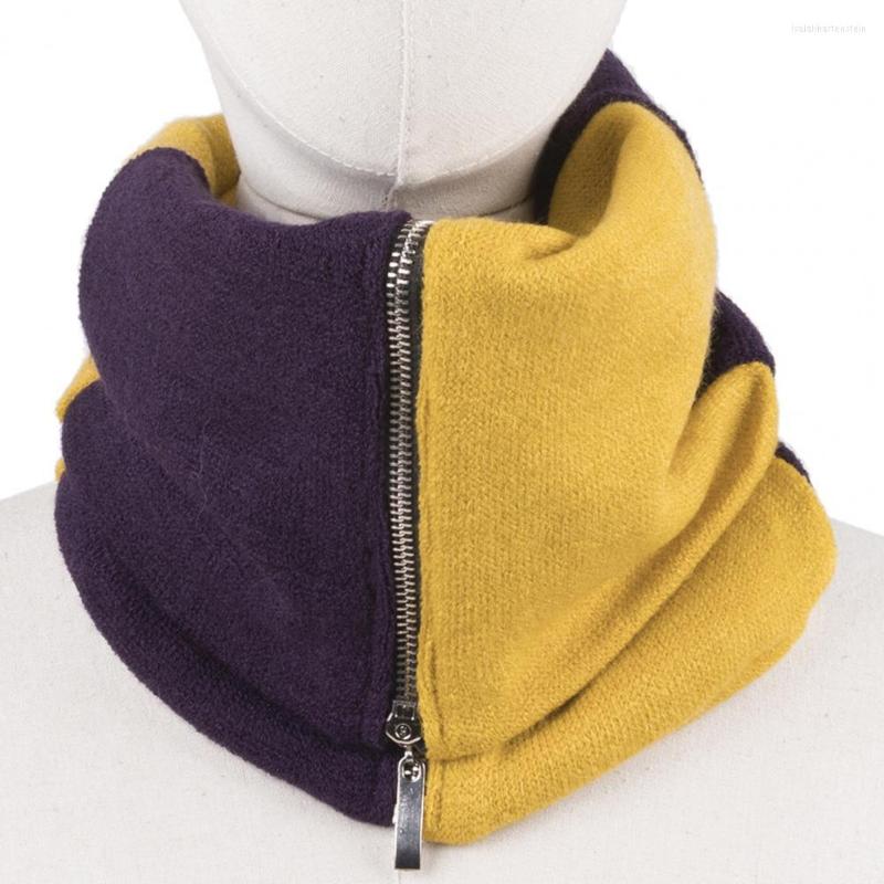 

Scarves Pretty Neck Warmer Lightweight Zipper Non-shrink Fall Winter Female Male Scarf Cold Resistant
