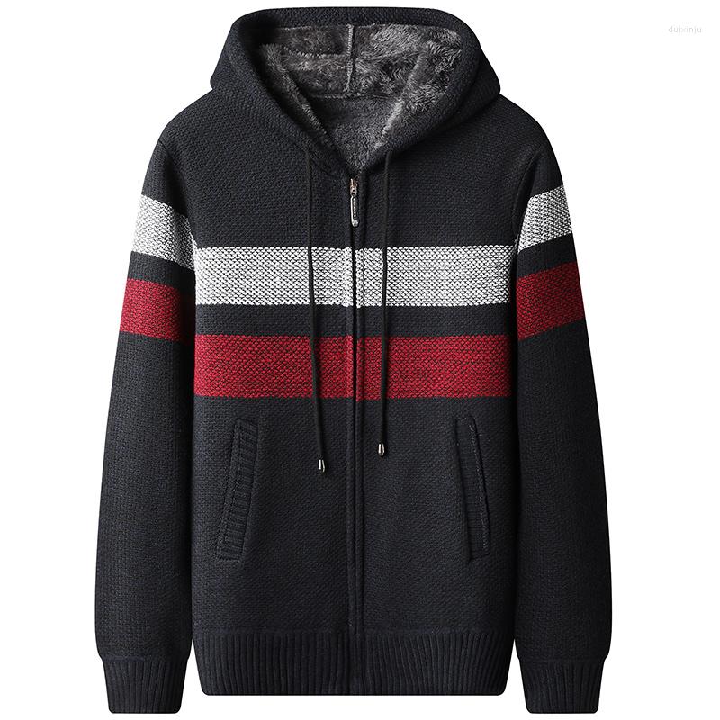 Men's Jackets Winter Jacket Men Fleece Warm Hooded Cardigan Coat Fashion Patchwork Knitted Casual Outerwear Mens Clothing 2022, 8838 dark grey
Men's Jackets Winter Jacket Men Fleece Warm Hooded Cardigan Coat Fashion Patchwork Knitted Casual Outerwear Mens Clothing 2022, 8838 dark grey