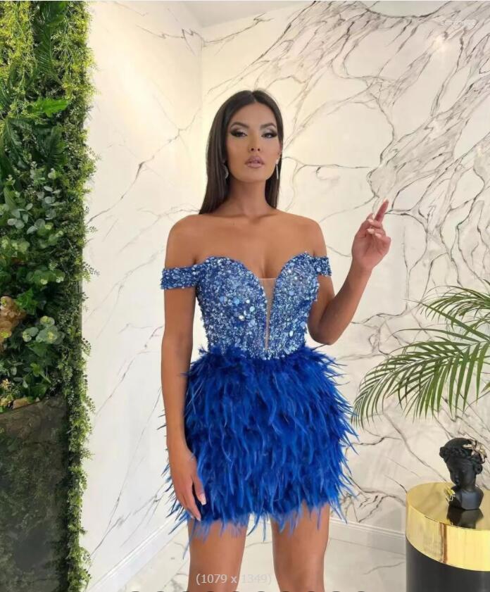 Casual Dresses Sequin Feathers Mini Skirt Dress Women Off Shoulder Sexy Shiny Luxury Evening Prom Party Female 2023 Vestidos W2530, Red
Casual Dresses Sequin Feathers Mini Skirt Dress Women Off Shoulder Sexy Shiny Luxury Evening Prom Party Female 2023 Vestidos W2530, Red
