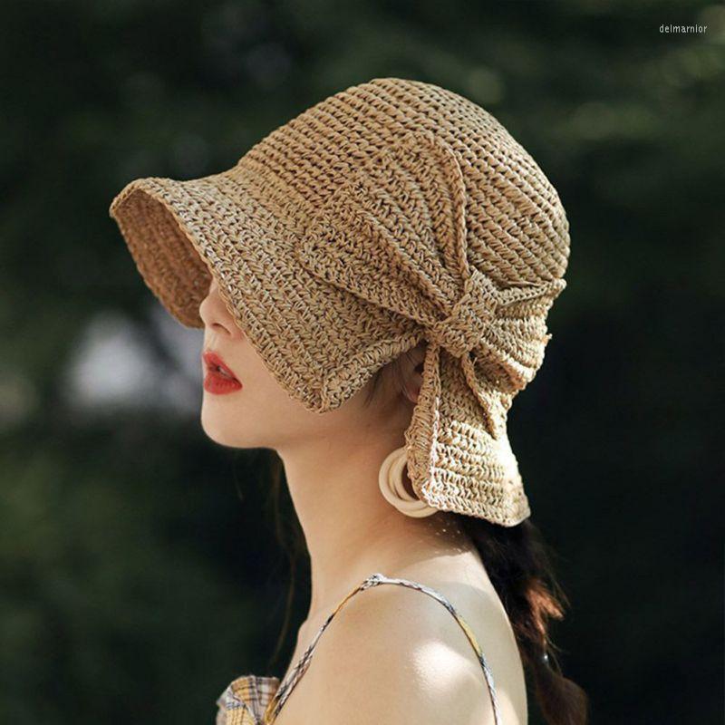 Wide Brim Hats Ladies Personalized Bow-Knot Straw Hat Hollow Foldable Hand-Woven Temperament Literary Sunscreen
Wide Brim Hats Ladies Personalized Bow-Knot Straw Hat Hollow Foldable Hand-Woven Temperament Literary Sunscreen