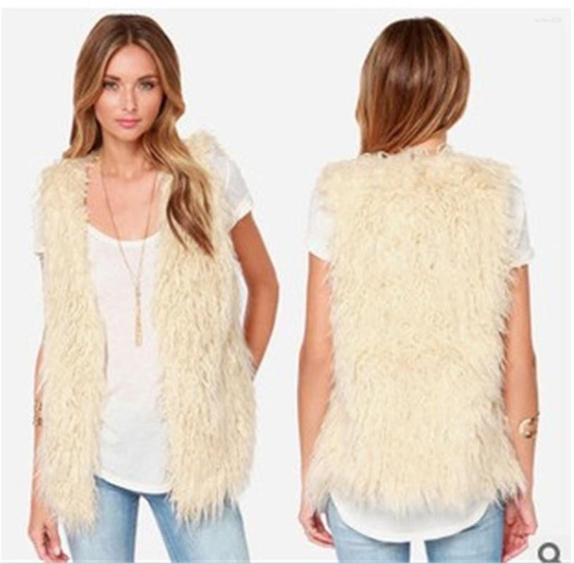 Women' Fur High Quality Autumn And Winter Middle Long Beach Like Wool Waistcoat Camisole, Beige
Women' Fur High Quality Autumn And Winter Middle Long Beach Like Wool Waistcoat Camisole, Beige