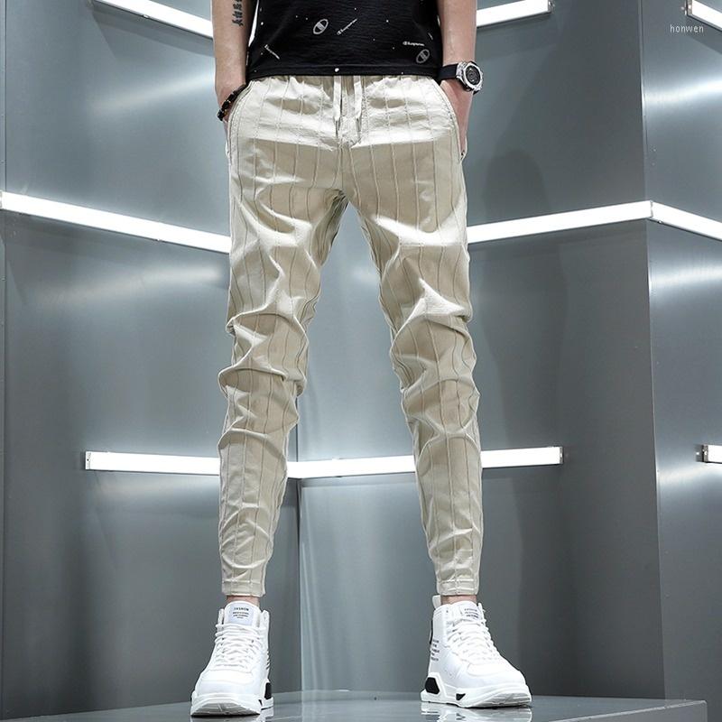 Men's Pants Men 2023 Summer Fashion Striped Jogging Trousers Streetwear Casual Khaki Elastic Waist Drawstring Slim Fit Joggers, Black
Men's Pants Men 2023 Summer Fashion Striped Jogging Trousers Streetwear Casual Khaki Elastic Waist Drawstring Slim Fit Joggers, Black