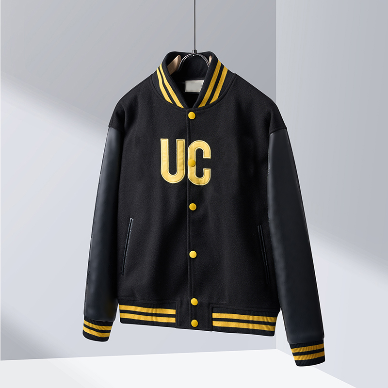 Fashion Mens Designer Coats Jacket Pineapple Embroidery Sleeve Leather Panelled Sleeve Emboss Letter Baseball Uniform Women Black Yellow M
Fashion Mens Designer Coats Jacket Pineapple Embroidery Sleeve Leather Panelled Sleeve Emboss Letter Baseball Uniform Women Black Yellow M