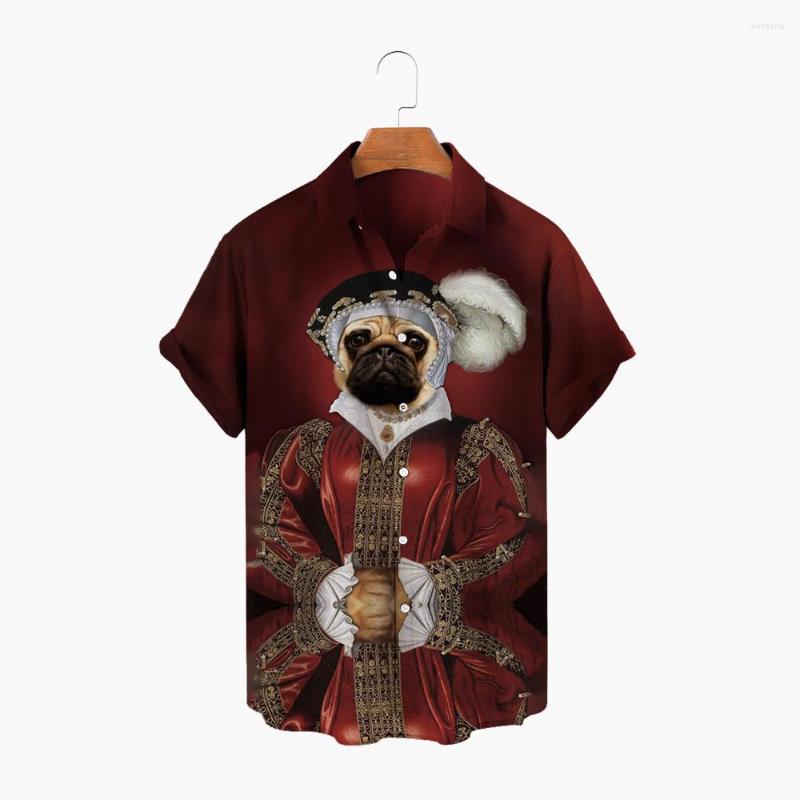 Men's Casual Shirts 2022 Men's Ladies Dog Noble Dress Up Shirt 3D Printed Short Sleeve Hawaiian Camisa Masculina Breathable Classic Top, Zl-815
Men's Casual Shirts 2022 Men's Ladies Dog Noble Dress Up Shirt 3D Printed Short Sleeve Hawaiian Camisa Masculina Breathable Classic Top, Zl-815