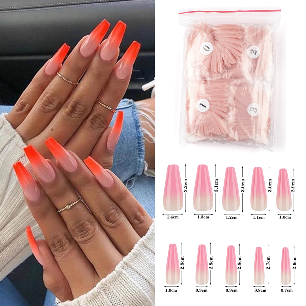Nail Practice Display 500Pcs Gradient Design DIY Full Cover False Nail Tips Coffin Fake Nails Rainbow Gradient Candy Fake Nails Ballet Wearable Nails 221206
Nail Practice Display 500Pcs Gradient Design DIY Full Cover False Nail Tips Coffin Fake Nails Rainbow Gradient Candy Fake Nails Ballet Wearable Nails 221206