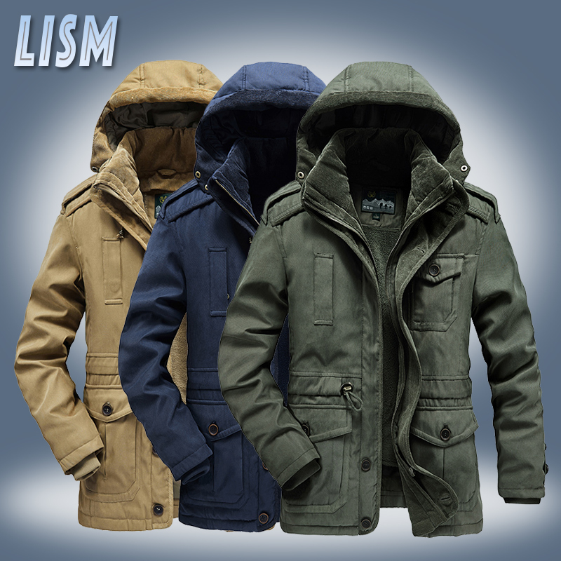 Mens Down Parkas LISM Men Windproof Jacket Winter Warm Thick Military Coat Liner Detachable Velvet Parka Hooded Padded Outerwear 221206, Blue
Mens Down Parkas LISM Men Windproof Jacket Winter Warm Thick Military Coat Liner Detachable Velvet Parka Hooded Padded Outerwear 221206, Blue