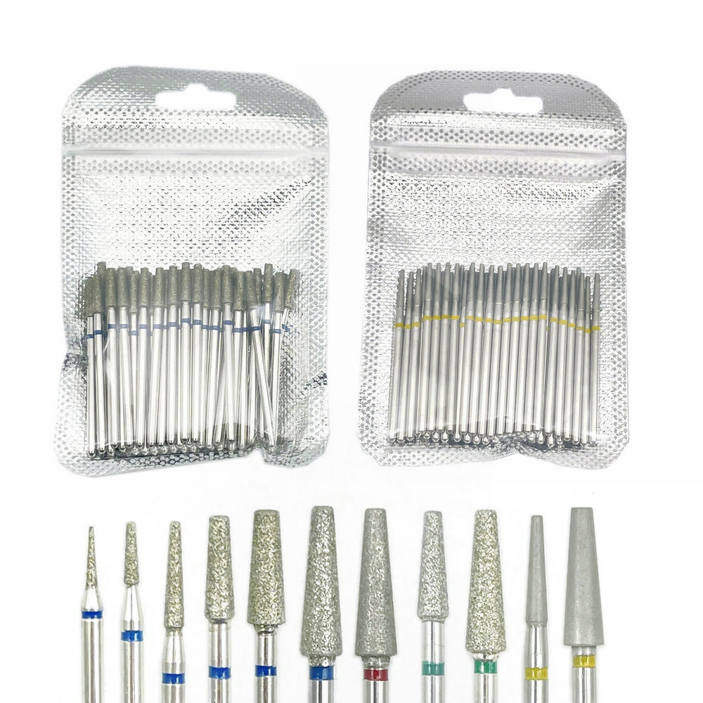 Nail Art Equipment 50pcs B Series Taper Shape Nail Diamond Drill Bit for Electric Manicure Machine Accessories Nail Mills Cutter CE Passed 221206
Nail Art Equipment 50pcs B Series Taper Shape Nail Diamond Drill Bit for Electric Manicure Machine Accessories Nail Mills Cutter CE Passed 221206