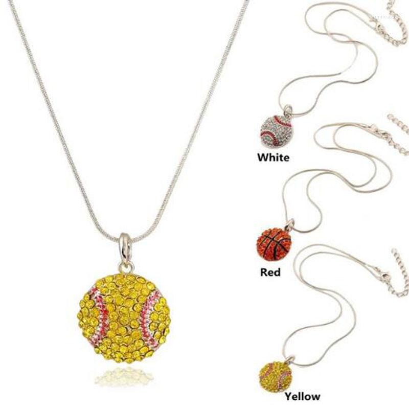 Pendant Necklaces 5pcs/pack Sport Jewelry Full Rhinstone Alloy Basketball Baseball Softball Crystal Choker Collier Necklace 3 Colors
Pendant Necklaces 5pcs/pack Sport Jewelry Full Rhinstone Alloy Basketball Baseball Softball Crystal Choker Collier Necklace 3 Colors
