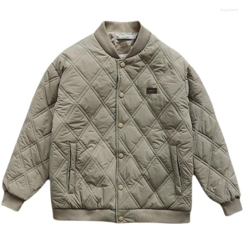 Men's Jackets Winter Ins Loose Checked Cotton Coat Japanese Vintage Baseball Jacket Couple's Style Thickening And Men Clothing, Green
Men's Jackets Winter Ins Loose Checked Cotton Coat Japanese Vintage Baseball Jacket Couple's Style Thickening And Men Clothing, Green