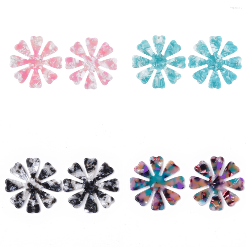 Charms 2Pcs Cellulose Acetate Resin Flower Pendants For DIY Necklace Earrings Charm Jewelry Accessories Craft Making 46x46x2.5mm
Charms 2Pcs Cellulose Acetate Resin Flower Pendants For DIY Necklace Earrings Charm Jewelry Accessories Craft Making 46x46x2.5mm