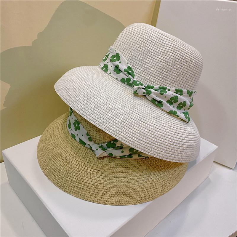 Wide Brim Hats High Quality Women's Sun Summer Elegant Bow Straw Hat Fashion Foldable Boater Cap Holiday Audrey Hepburn Beach, White
Wide Brim Hats High Quality Women's Sun Summer Elegant Bow Straw Hat Fashion Foldable Boater Cap Holiday Audrey Hepburn Beach, White