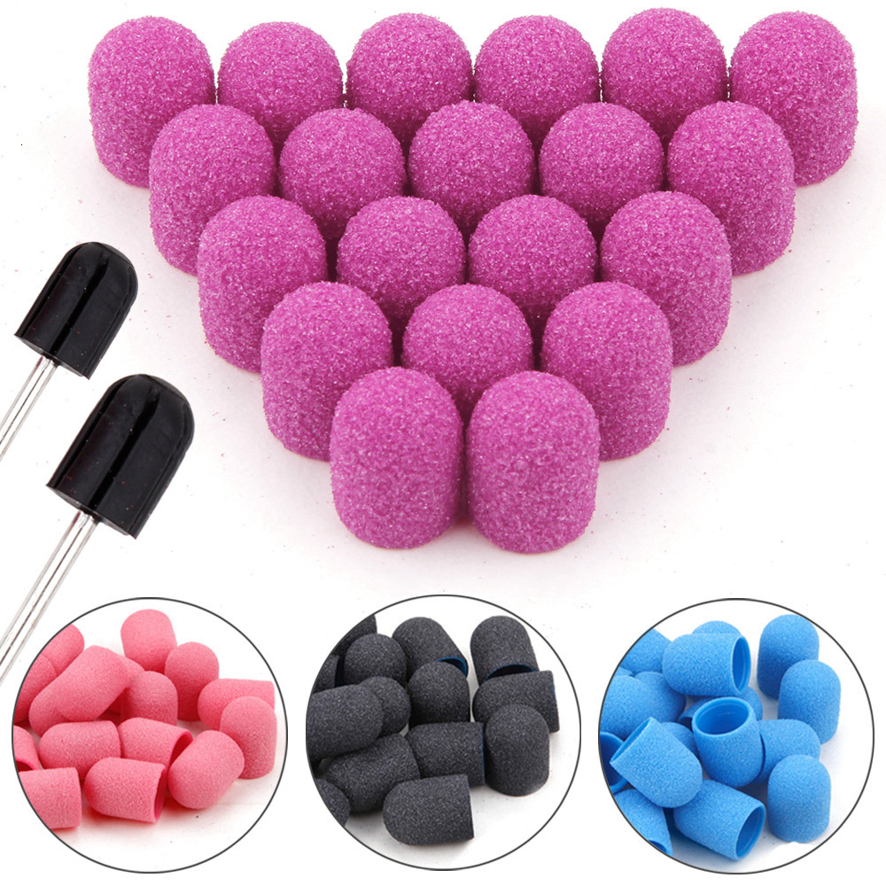 Nail Art Equipment 50Pcs Sanding Caps With Rubber Grip Ceramic Nail Drill Bit Manicure Milling Cutters Nail Accessories And Tools 221206
Nail Art Equipment 50Pcs Sanding Caps With Rubber Grip Ceramic Nail Drill Bit Manicure Milling Cutters Nail Accessories And Tools 221206