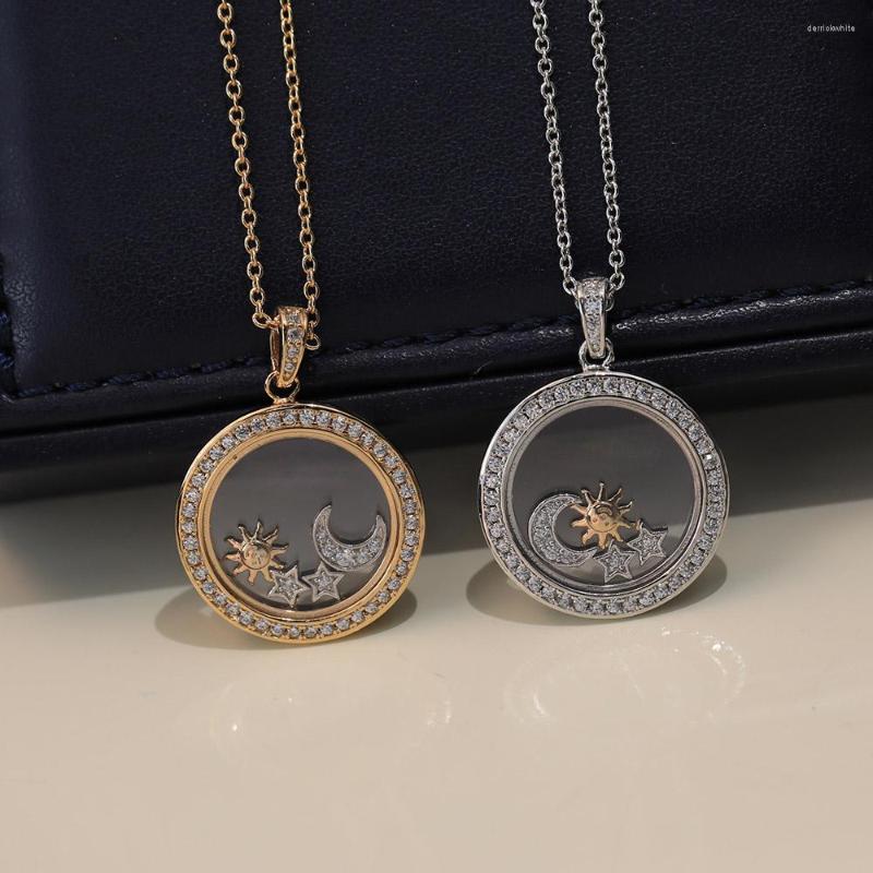 Pendant Necklaces Transparent Glass Sun Moon Star Necklace Women's Exquisite Wedding Accessories Brand Jewelry Shining Christmas Gift
Pendant Necklaces Transparent Glass Sun Moon Star Necklace Women's Exquisite Wedding Accessories Brand Jewelry Shining Christmas Gift