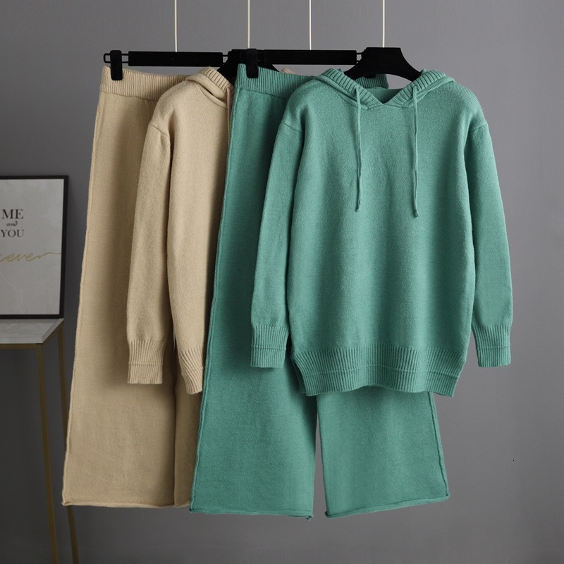 Womens Two Piece Pants Knit Set Solid Winter Women 2 s ted Hooded Sweater Harem Pant s Pullover L Warm Trouser Suit 221206, Green
Womens Two Piece Pants Knit Set Solid Winter Women 2 s ted Hooded Sweater Harem Pant s Pullover L Warm Trouser Suit 221206, Green