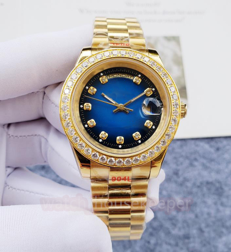 Fashion diamond inlaid wristwatch 40mm sapphire u1 stainless steel 904L gold double calendar waterproof automatic mechanical watch, Tool
Fashion diamond inlaid wristwatch 40mm sapphire u1 stainless steel 904L gold double calendar waterproof automatic mechanical watch, Tool