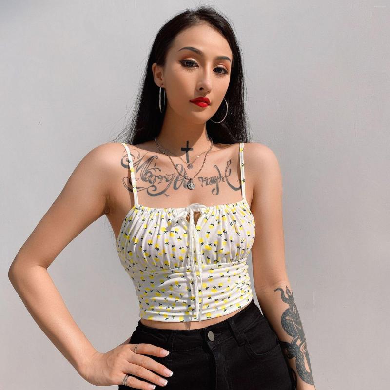 Women' Tanks Sexy Women Crop Top Floral Printed Backless Sleeveless Strappy Bow Knot Tank Spaghetti Strap Casual Wear Tops, Yellow
Women' Tanks Sexy Women Crop Top Floral Printed Backless Sleeveless Strappy Bow Knot Tank Spaghetti Strap Casual Wear Tops, Yellow